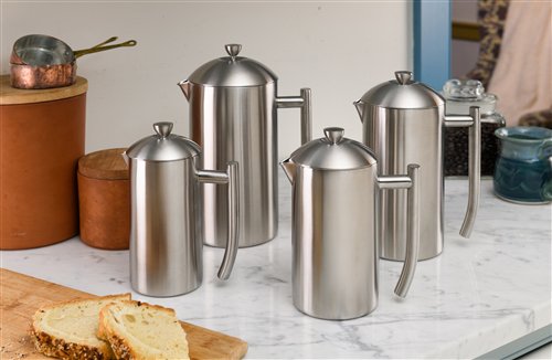Frieling French Press | Brushed Stainless Steel | Double-Wall Insulated Coffee Maker