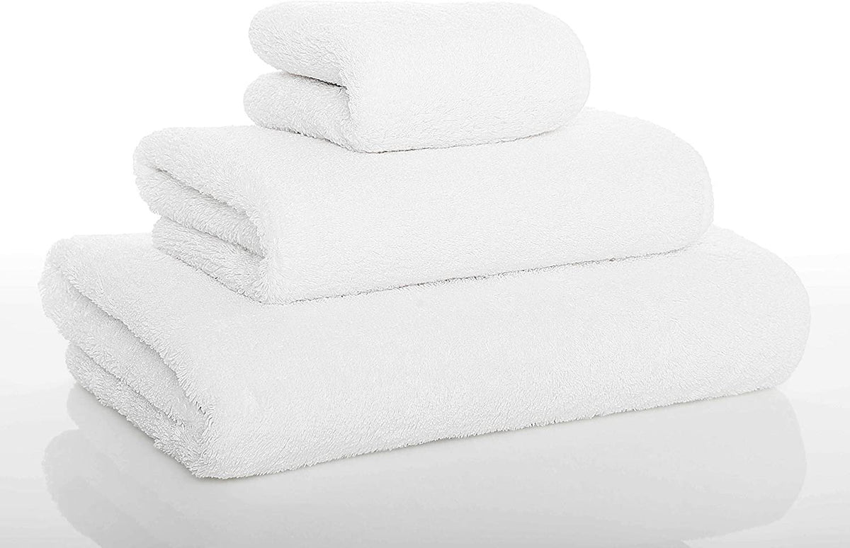 Graccioza Long Double Loop Towel Collection | White