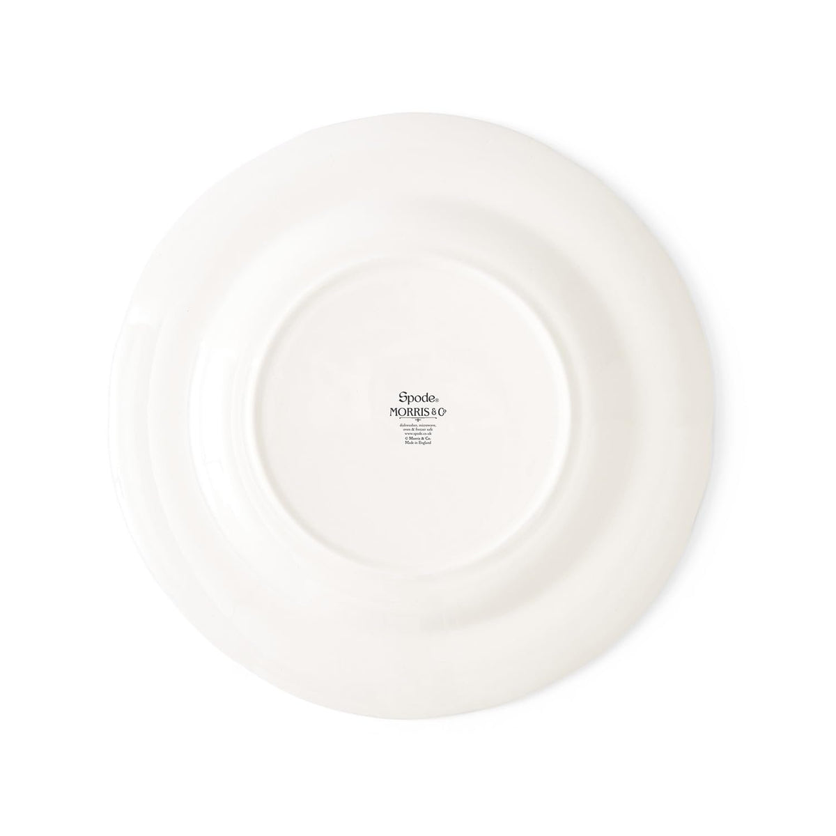 Morris and Co Luncheon Plate | Set of 4 assorted Colors Plates for Dinner, Salad and Appetizers | 9-Inch Plates Made of Earthenware | Serving Plate | Dishwasher Safe | Made in England