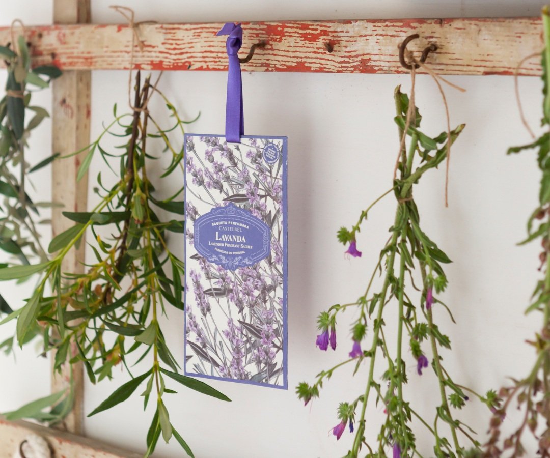 Lavender Fragranced Drawer Liners Botanical Paper