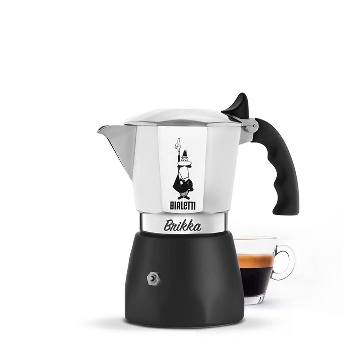 Bialetti Brikka Moka Pot – Crema-Rich Stovetop Espresso Maker 4 Cups 170ml