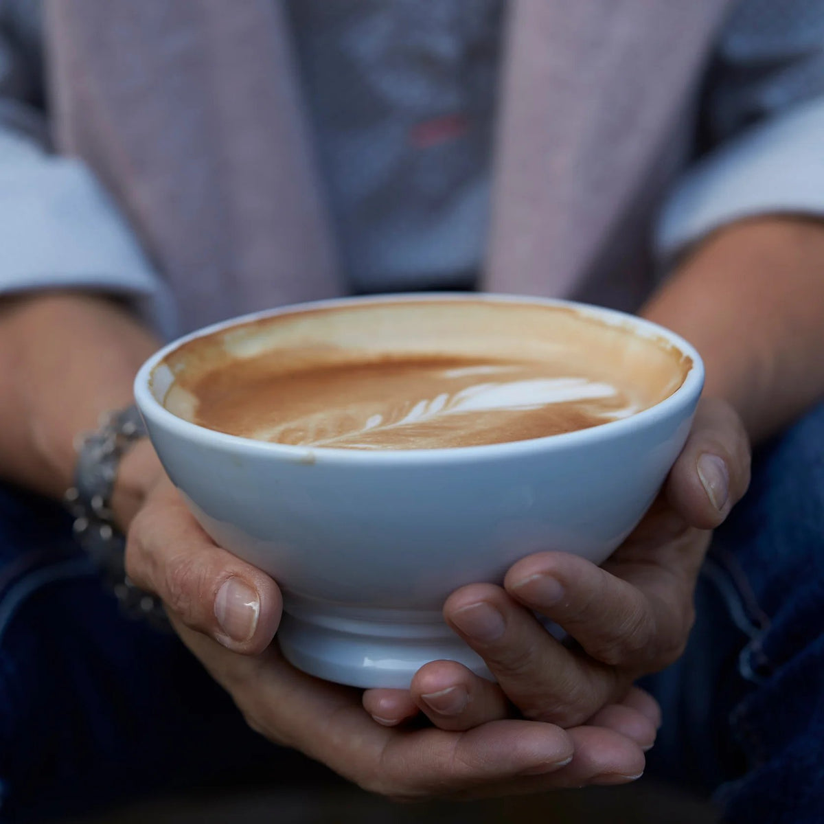 Pillivuyt Cafe Au Lait Porcelain Coffee Bowl | 13oz. | Set of 2