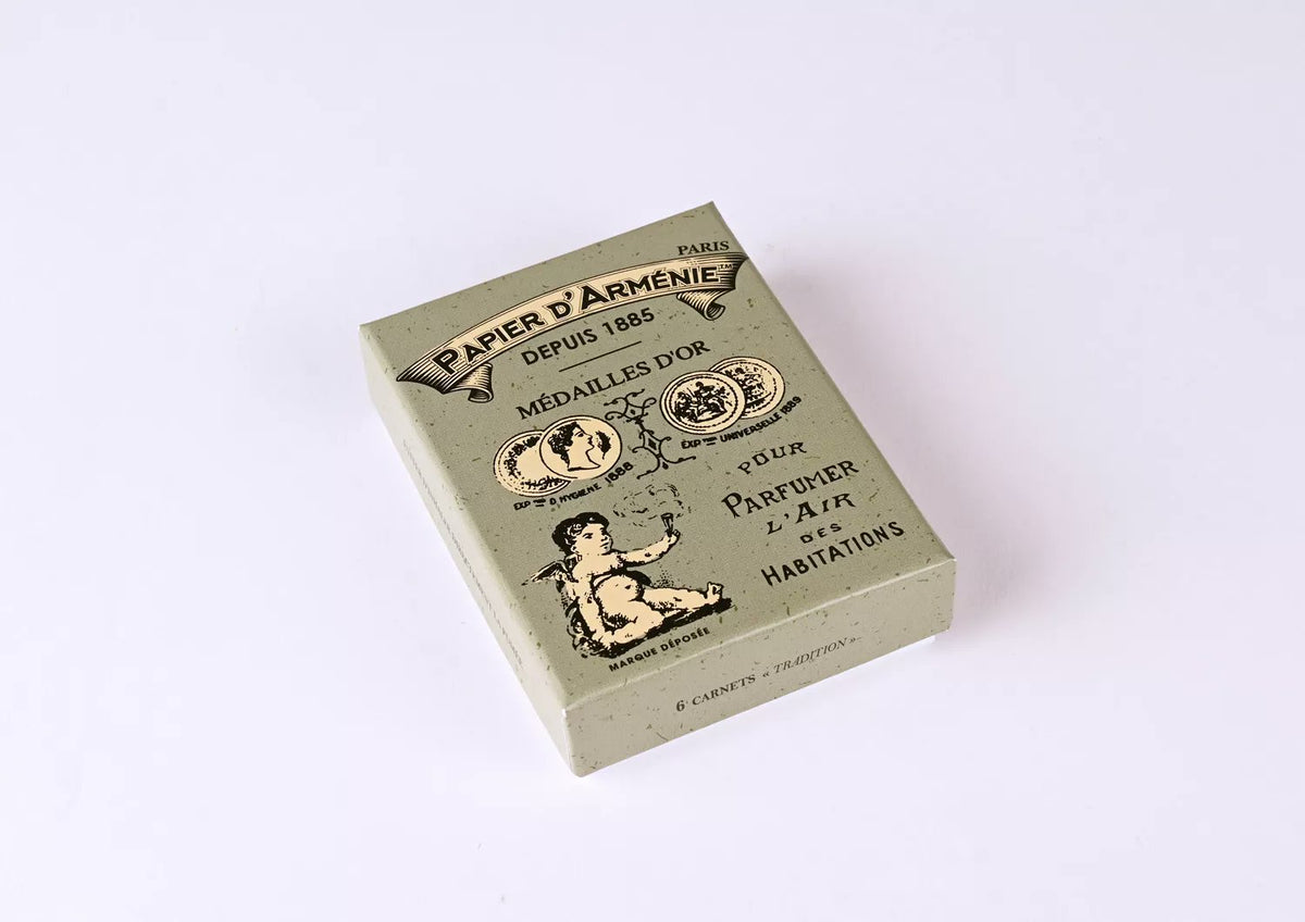 Papier d’Arménie Vintage Incense Paper Gift Box | 6 Booklets