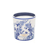 Copy of Portus Cale Scented 4 Wick Candle in a Porcelain Vase | Gold & Blue