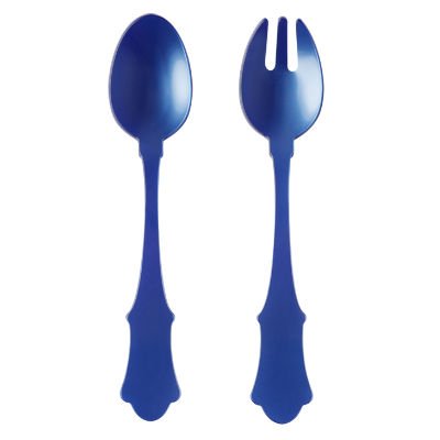 Sabre Paris Salad Server 2-Piece Set (Acrylic) "Honorine" Tableware Simple and Elegant Colorful Timelss Serving, Dishwasher Safe