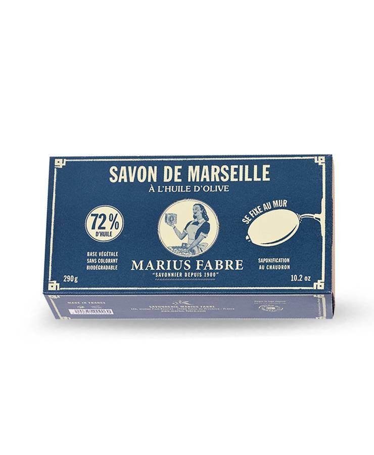 Marius Fabre Marseille Olive Oil Soap on Wall-Mounted Rotating Holder