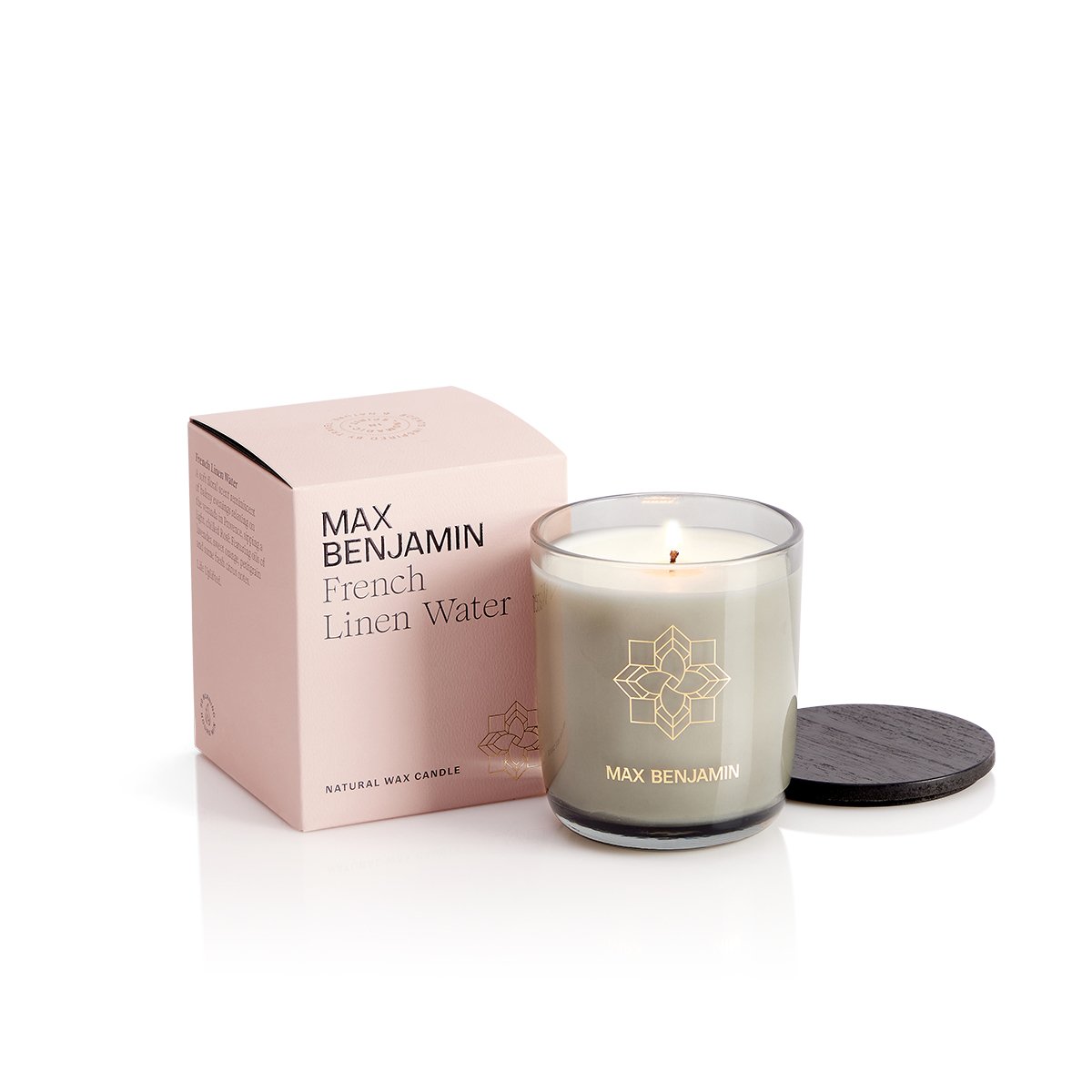 Max Benjamin French Linen Water Candle Luxurious Fragrance