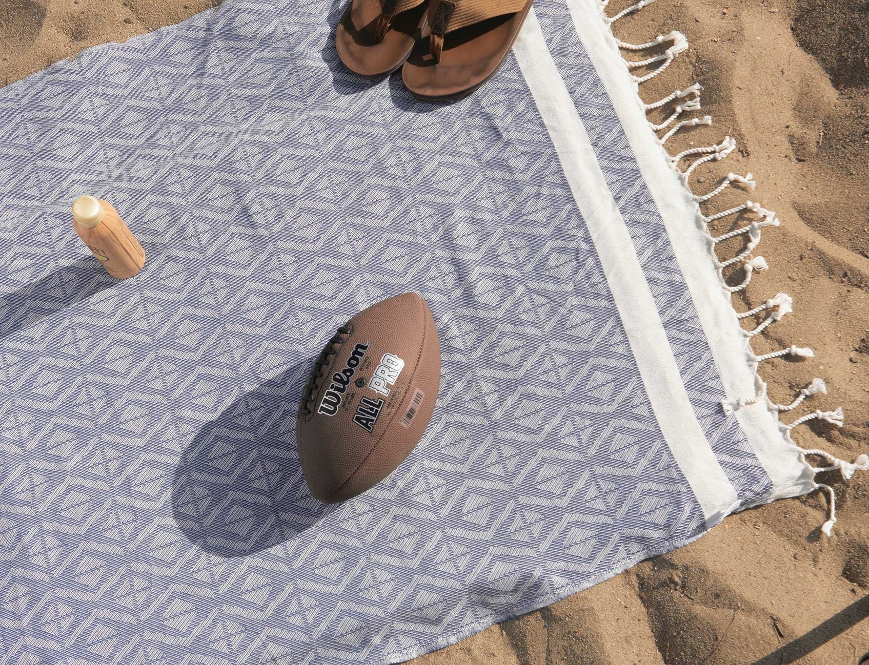 Navy Cygnus Turkish Towel - Thumbnail 3