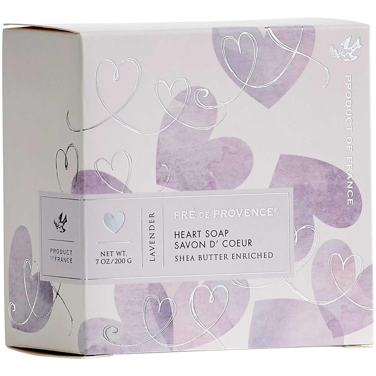 Pre de Provence heart soap gift box packaging