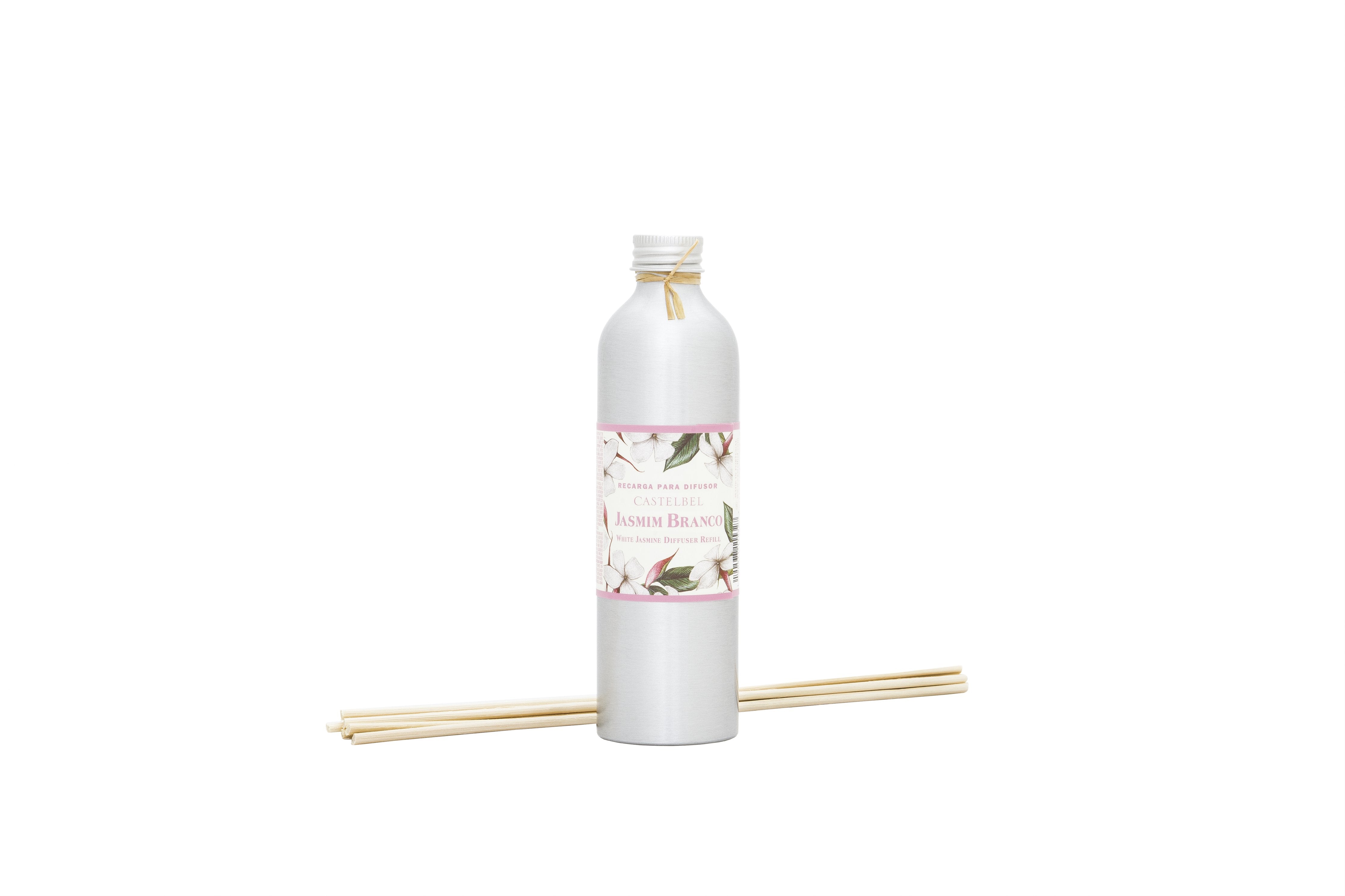 Castelbel White Jasmine Reed Diffuser Refill 250 mL Portugal