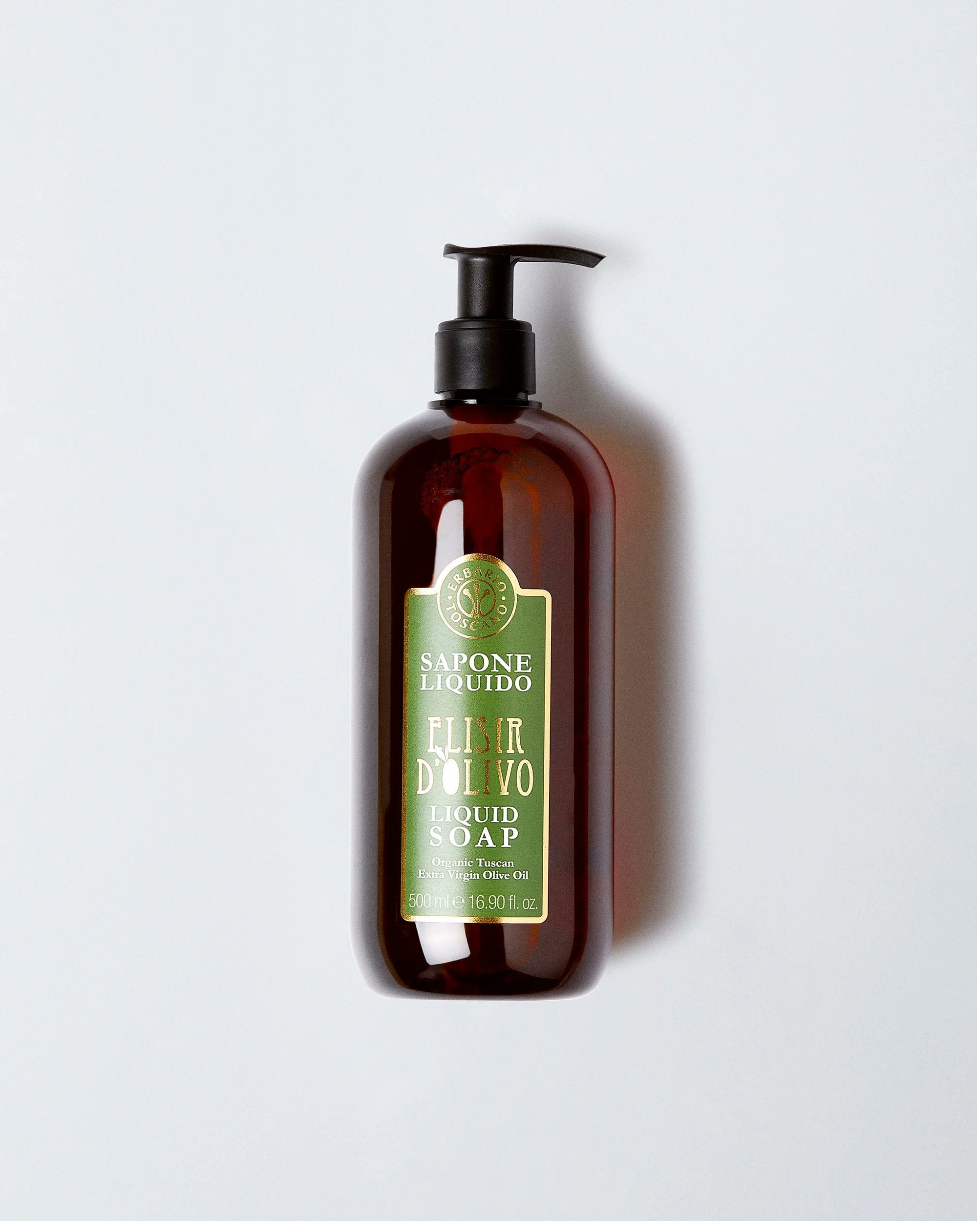 Erbario Toscano Elisir d'Olivo liquid soap 500ml with dispenser