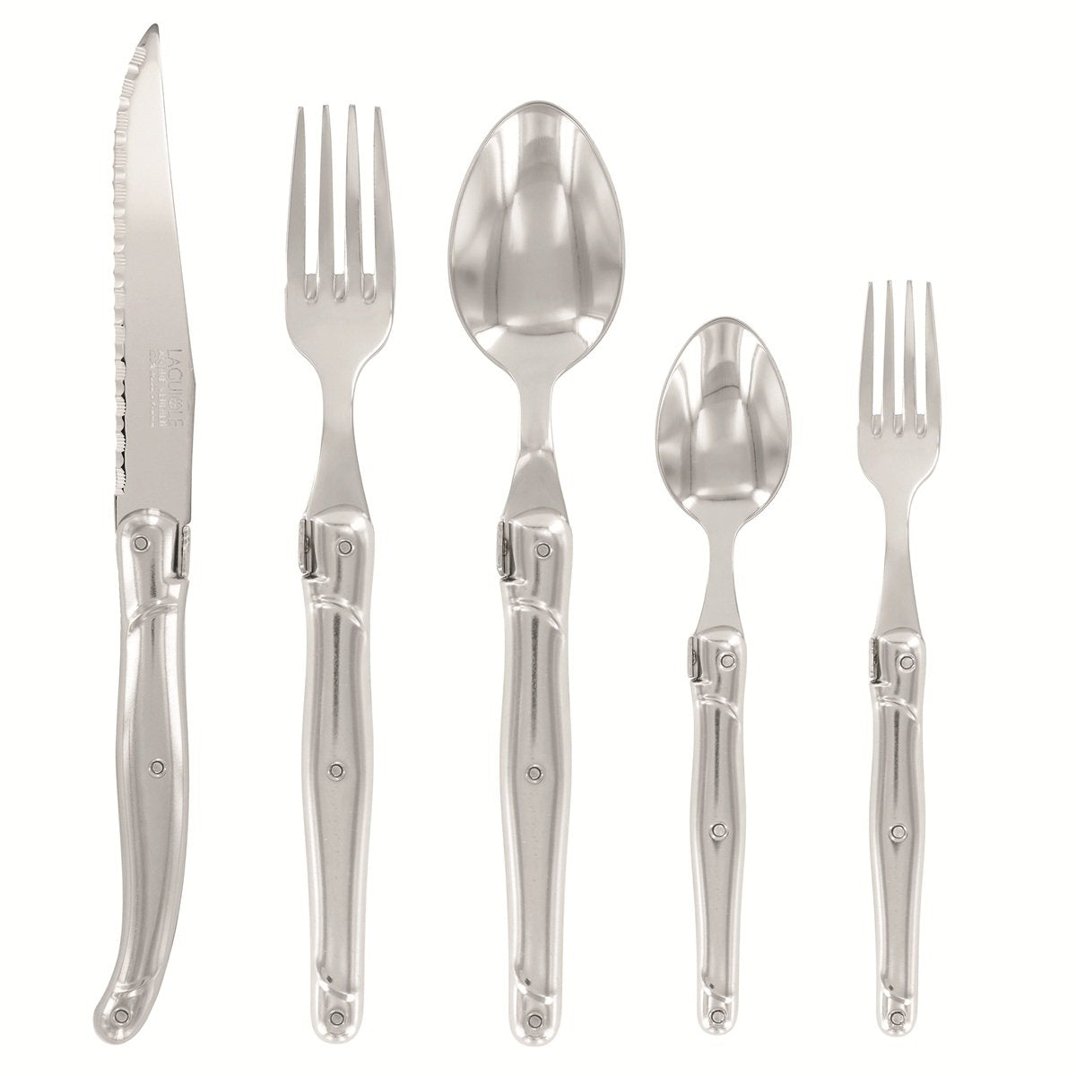 André Verdier Laguiole Inox 20-Piece Flatware Set | Mirror Finish | Service for 4