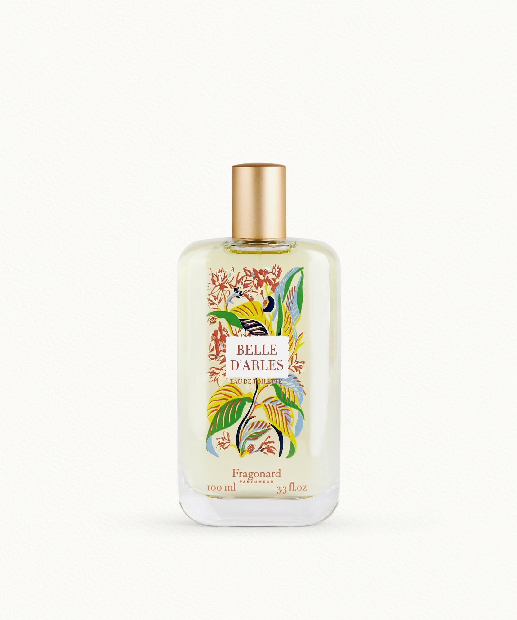 Fragonard Belle d'Arles Eau de Toilette 100ml spray bottle on white background