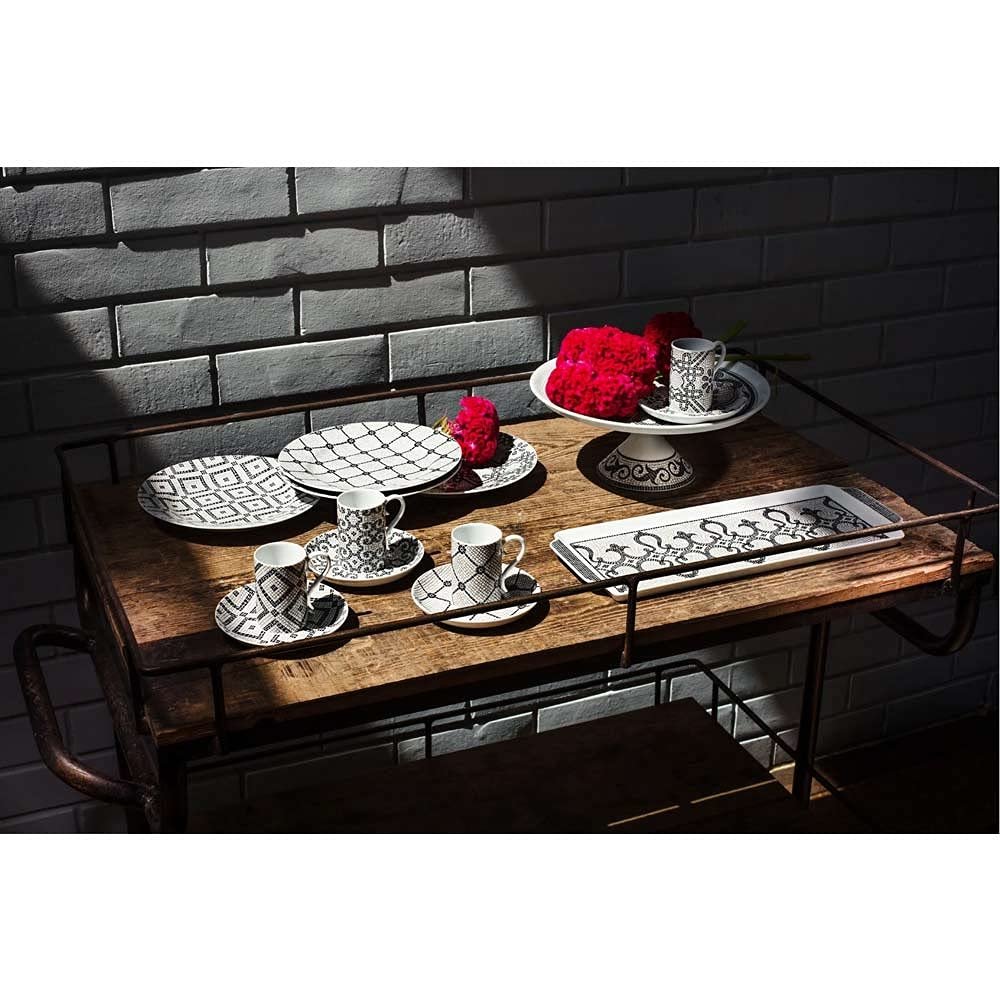 Calcada Portuguesa Coffee Cup and Saucer | Set of 4