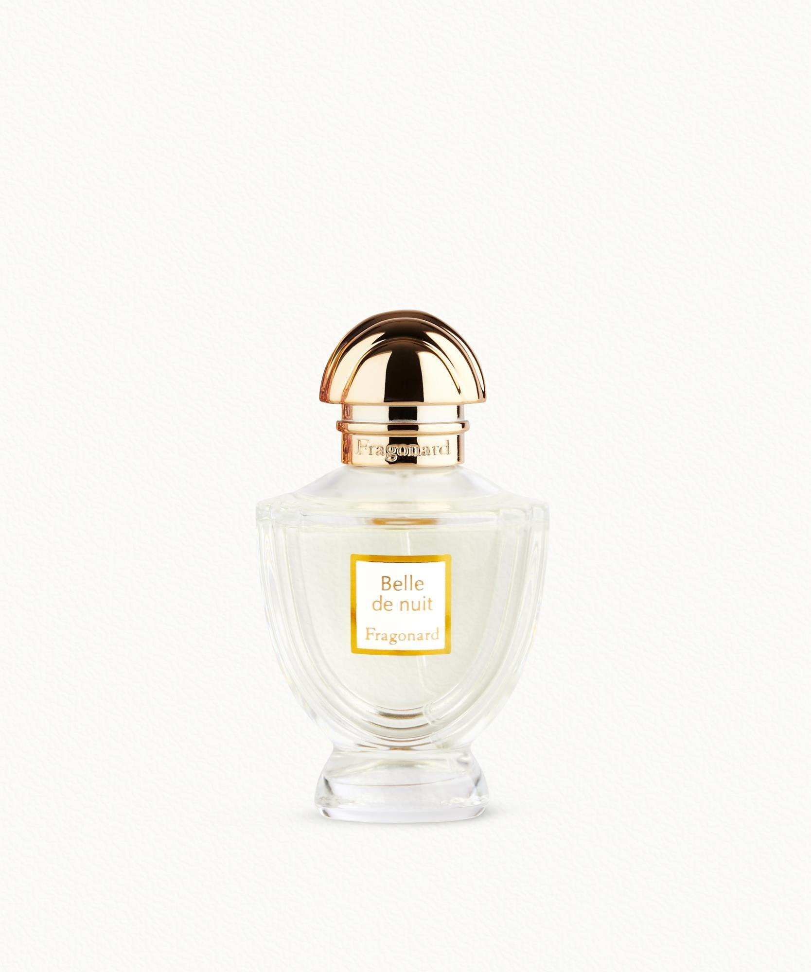 Fragonard Belle de Nuit 50ml EDP prestige bottle close-up Grasse France