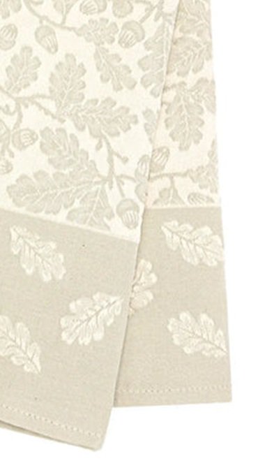 Italian Kitchen Dish Towel "Rovere Sand" (22"x26") Jacquard Woven 100% Cotton