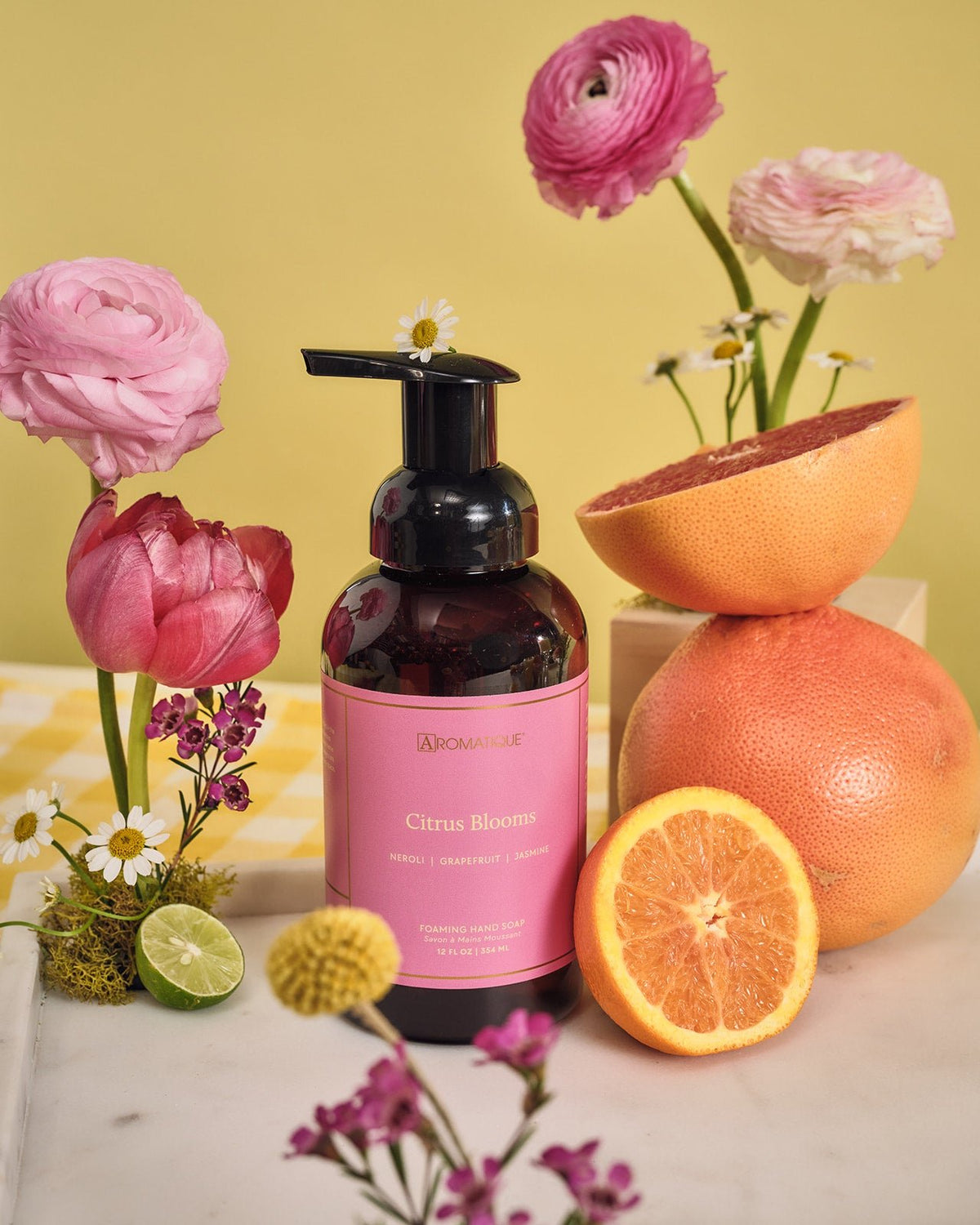 Aromatique Citrus Blooms Foaming Hand Soap - Fragrance of Neroli, Grapefruit, Jasmine 12oz 
Aromatique Citrus Blooms Foaming Hand Soap Floral Moisturizing Luxury Hand Wash With Aloe Notes of Neroli, Grapefruit, Jasmine Luxury Bathroom Kitchen Sink...