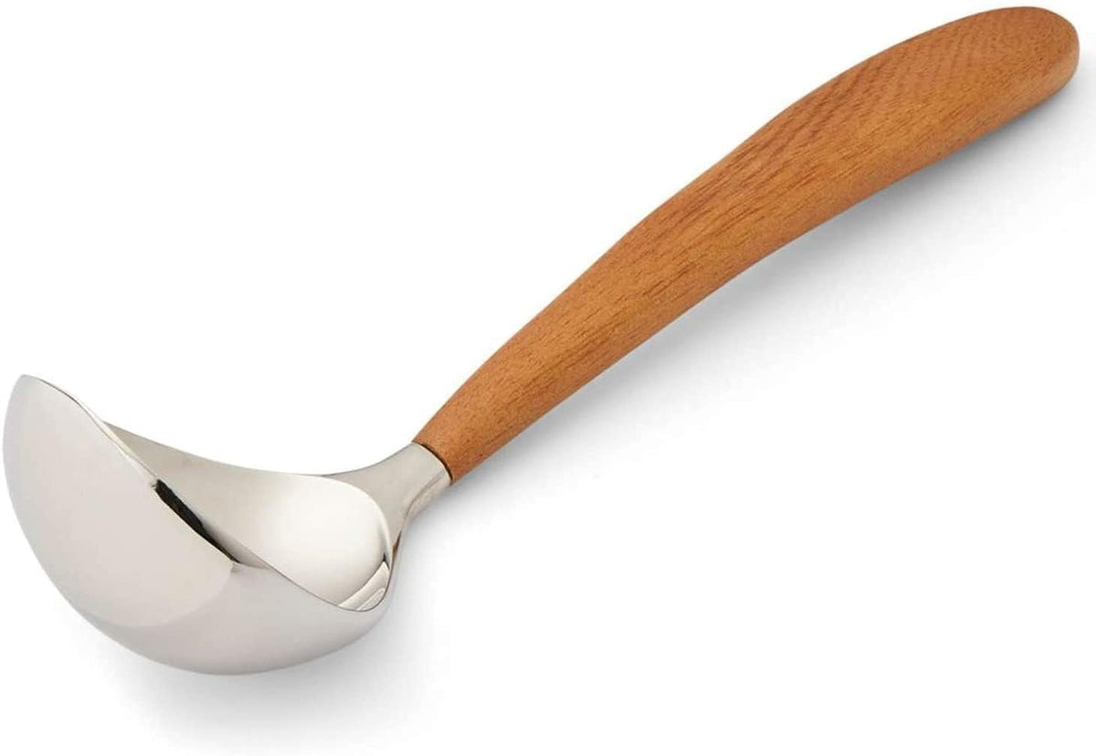 Nambé Curvo Ladle size reference, 12.5 inches long