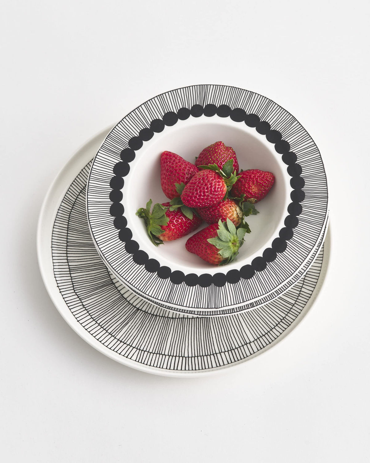 MARIMEKKO - Oiva Siirtolapuutarha Stoneware Dinner Plate, 10-Inch