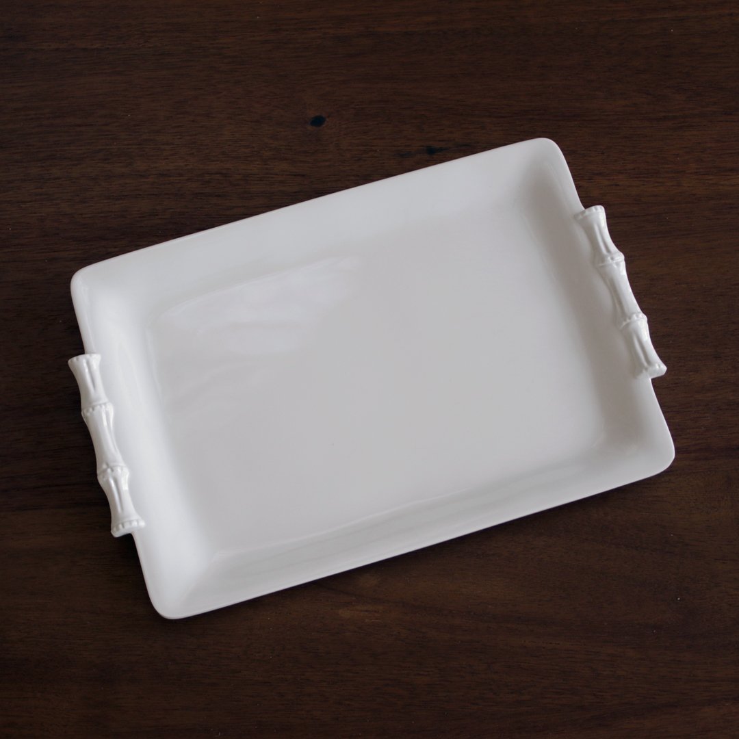 VIDA Bamboo Medium Rectangular Tray - Thumbnail 3