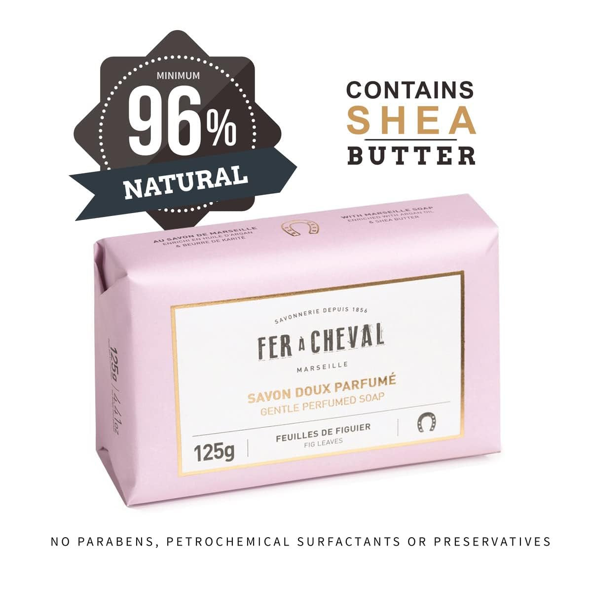 Fer à Cheval Marseille Soap Bar | Argan Oil & Shea Butter | Set of 2