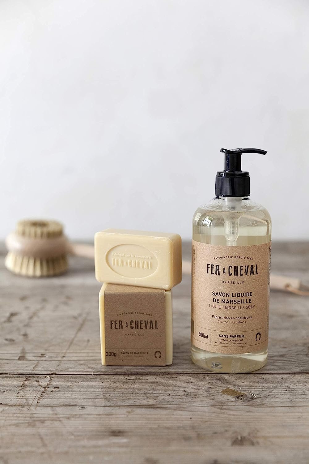 FER À CHEVAL - Marseilles Liquid Soap - Unscented - Pump Dispenser 16.9 oz