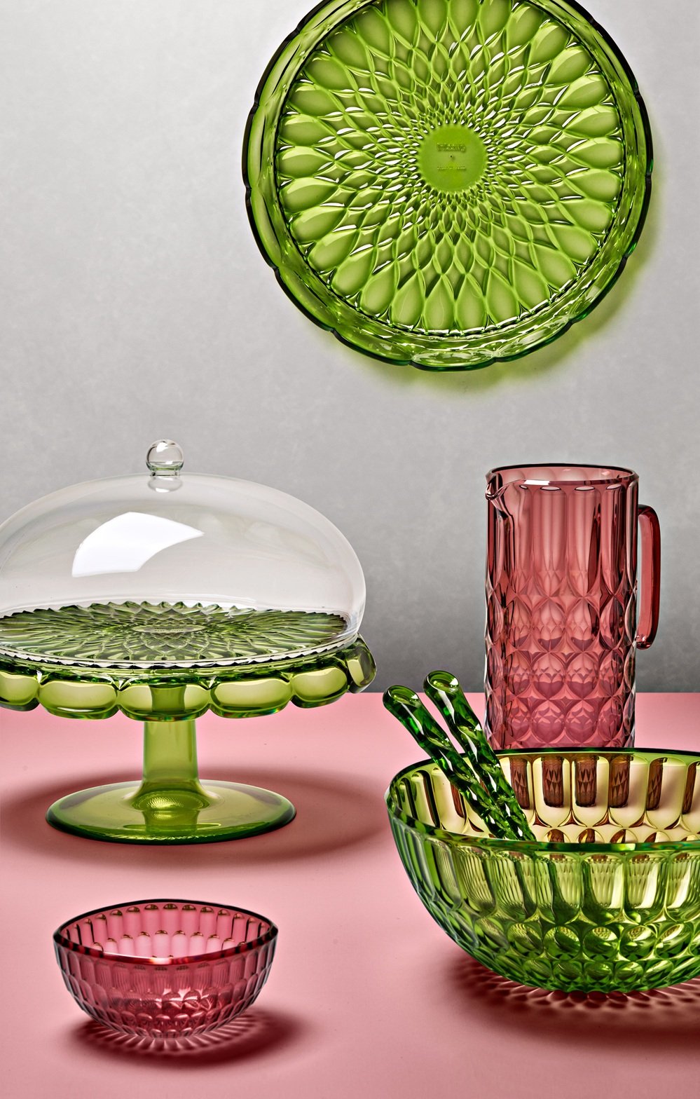 Vanity Salad Servers | Water Lily Green