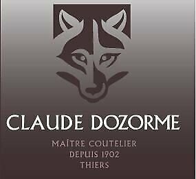 Claude Dozorme - Berlingot Steak Knives Wood Box Set of 6 Acrylic Handle Color Pearl - Pearl