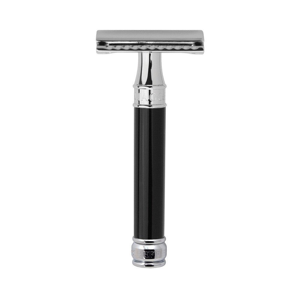 Edwin Jagger Double Edge Safety Razor - Black - Home Decors Gifts online | Fragrance, Drinkware, Kitchenware & more - Fina Tavola