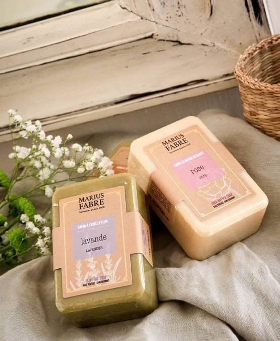 Marius Fabre Provencal 4-Soap Bars 100g Vegetable Oils No-Palm BIEN ETRE