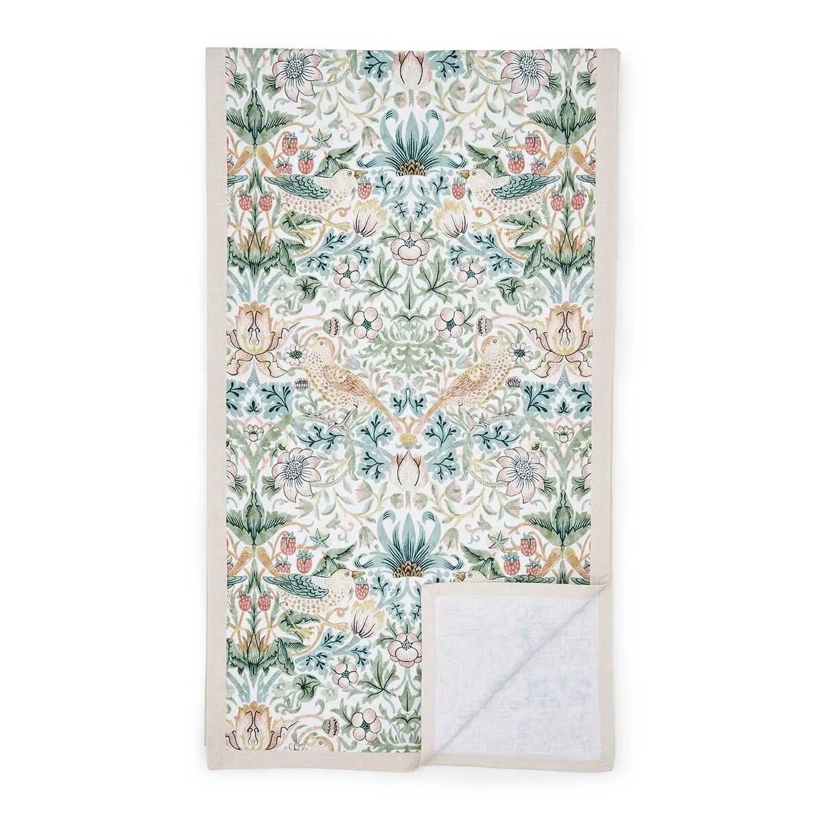 Morris & Co. Spode Table Runner Strawberry-Thief (98.5" x 13.8") Printed Cotton