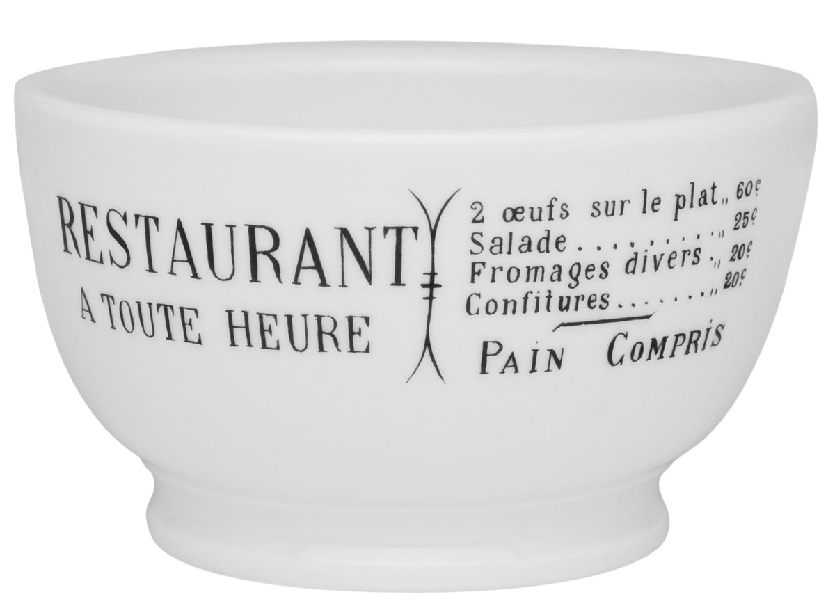 Pillivuyt Brasserie Café Au Lait Bowl | 13oz.