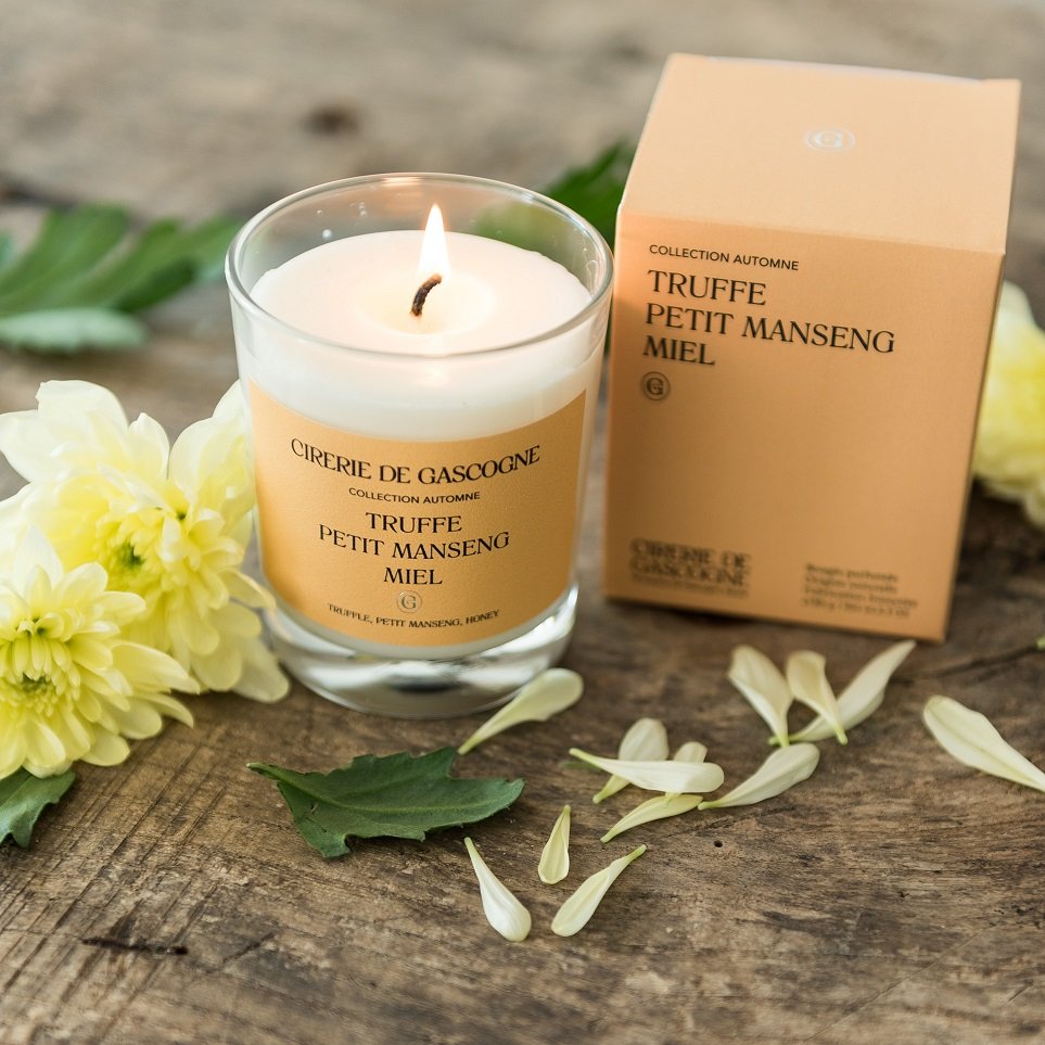 Scented Soy Candle | Truffle, Petit-Manseng, Honey Blend Fragrance (Truffle, Petit Manseng, Miel)