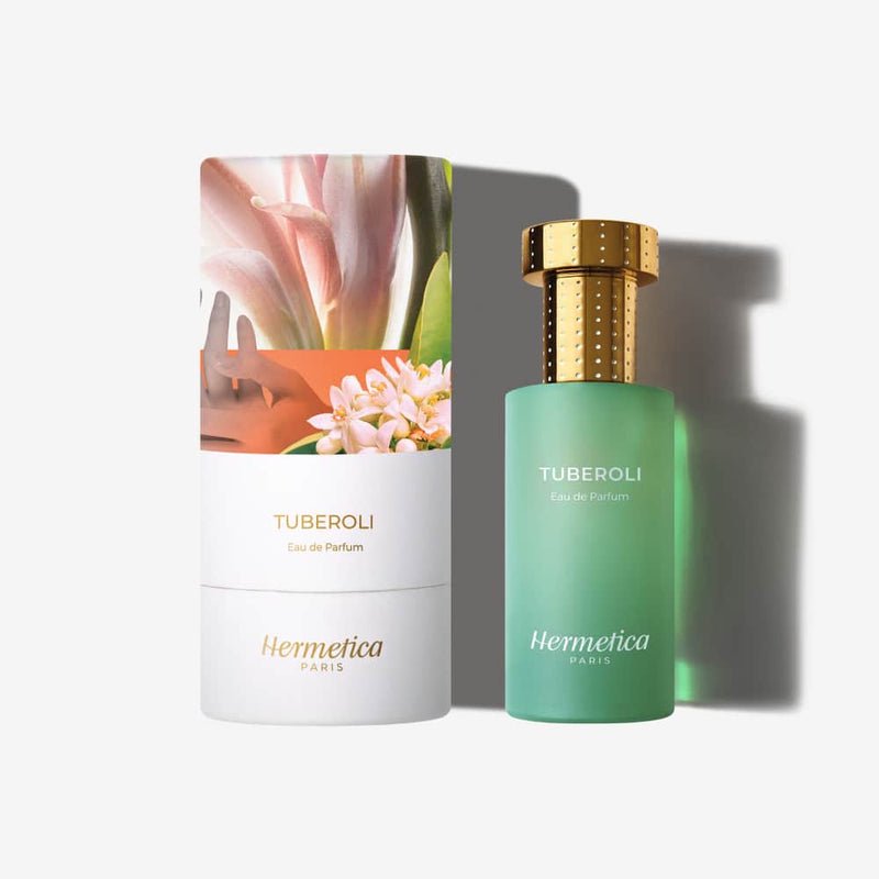 Hermetica Tuberoli Eau de Parfum — Alcohol-Free Floral Fruity Fragrance, 50ml