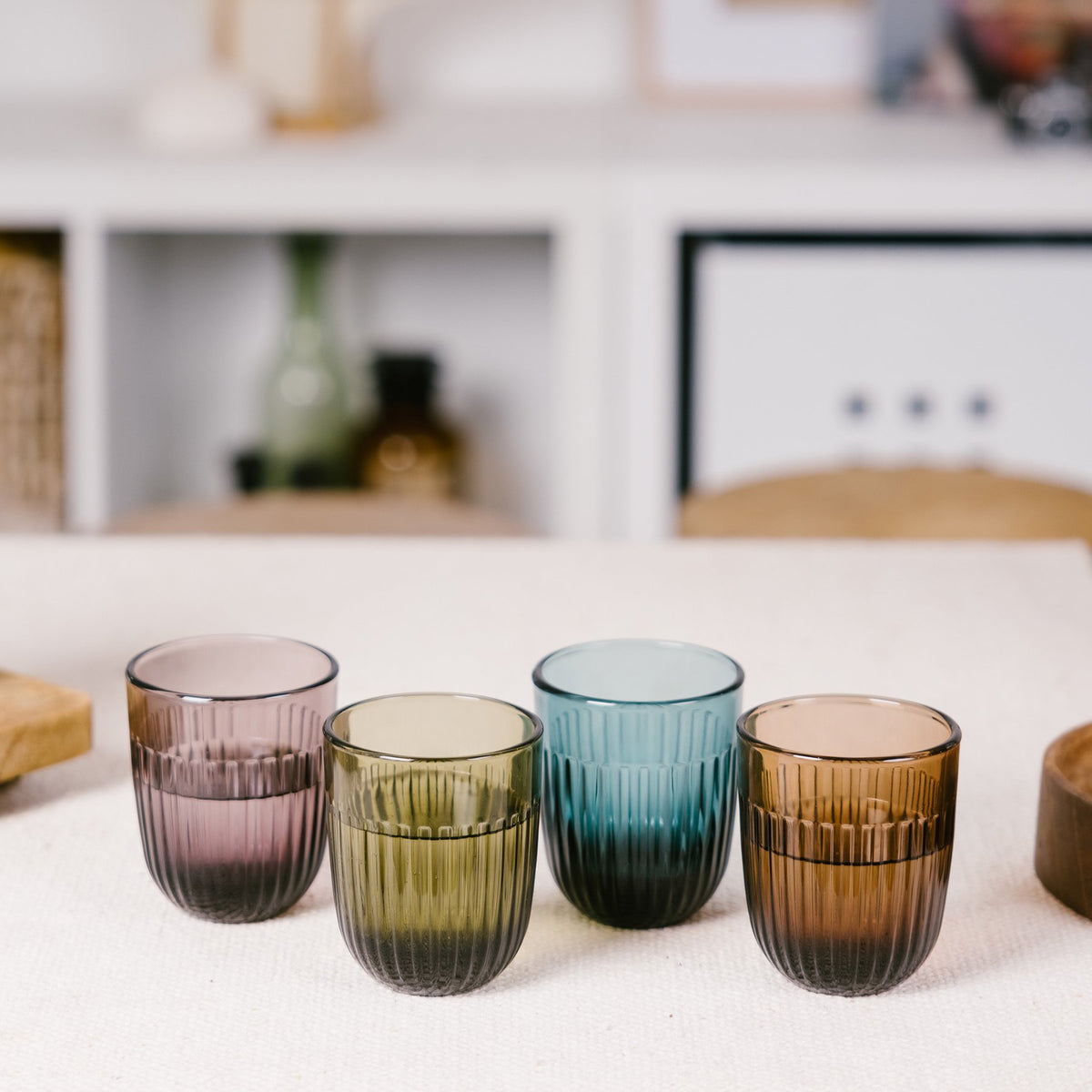 La Rochère Ouessant Tumblers | Eggplant Glass | Set of 6 | 10 oz