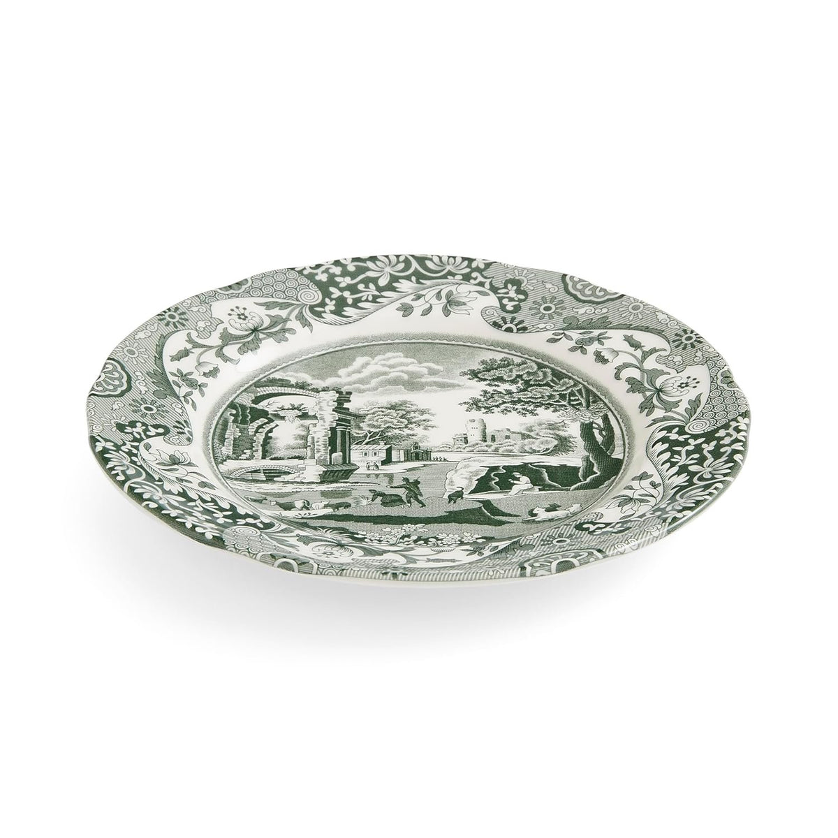 Spode Heritage Green Italian 7.25" Salad Plates, Set of 4