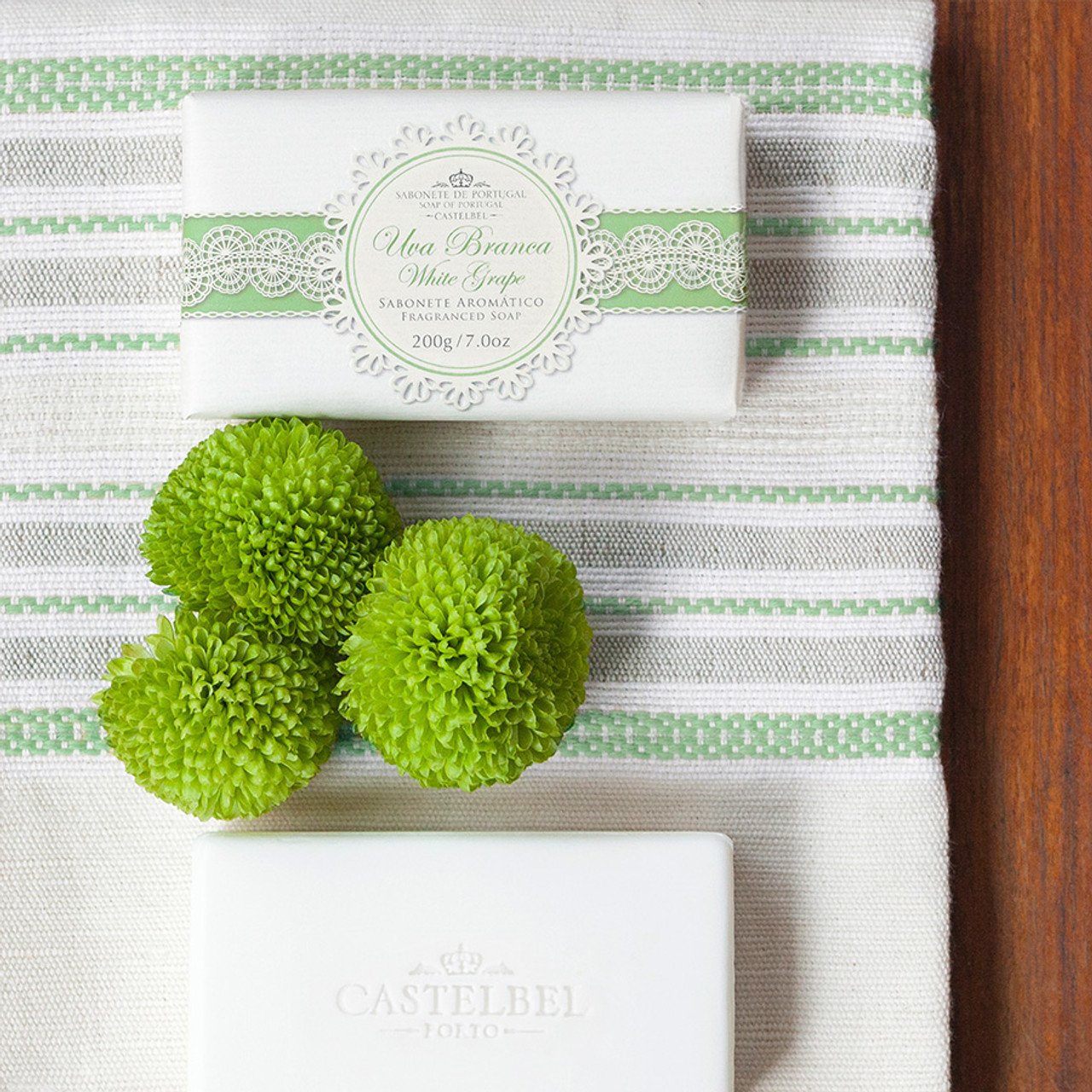 Castelbel White Grape Triple-Milled Soap Set of 2