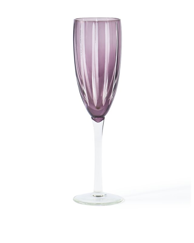 PolsPotten Cuttings Champagne Flute Glasses – Multicolor Set of 6