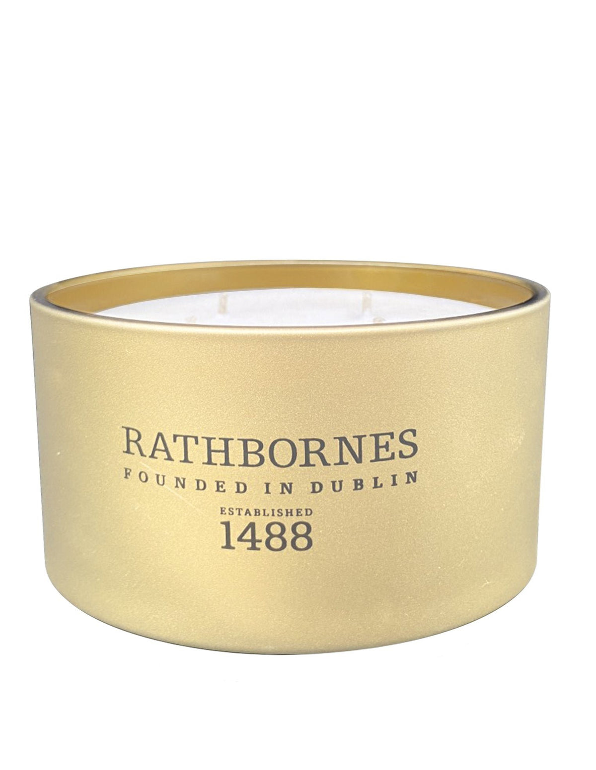 Dublin Christmas candle in travel and luxury sizes by Rathbornes
