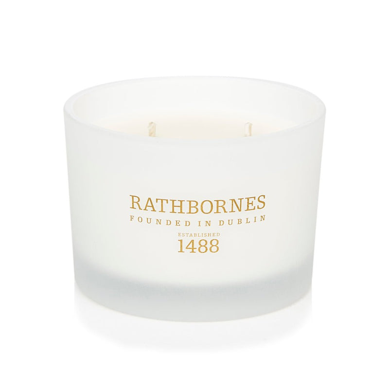 Irish heritage floral scented candle by Rathbornes 1488