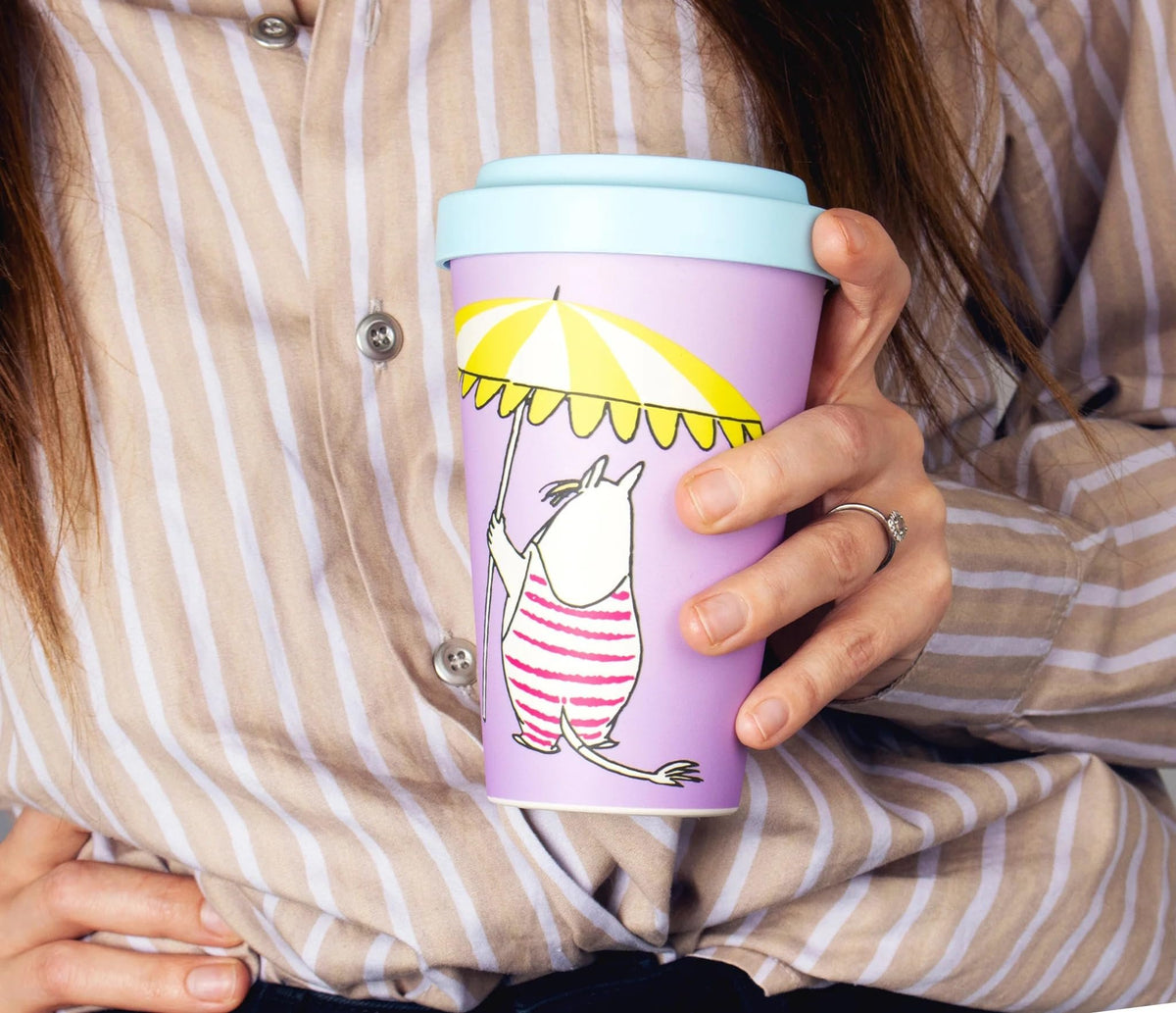 Snorkmaiden at the Beach Eco Take-Away Coffee Mug – Nordicbuddies, 15.2 fl oz