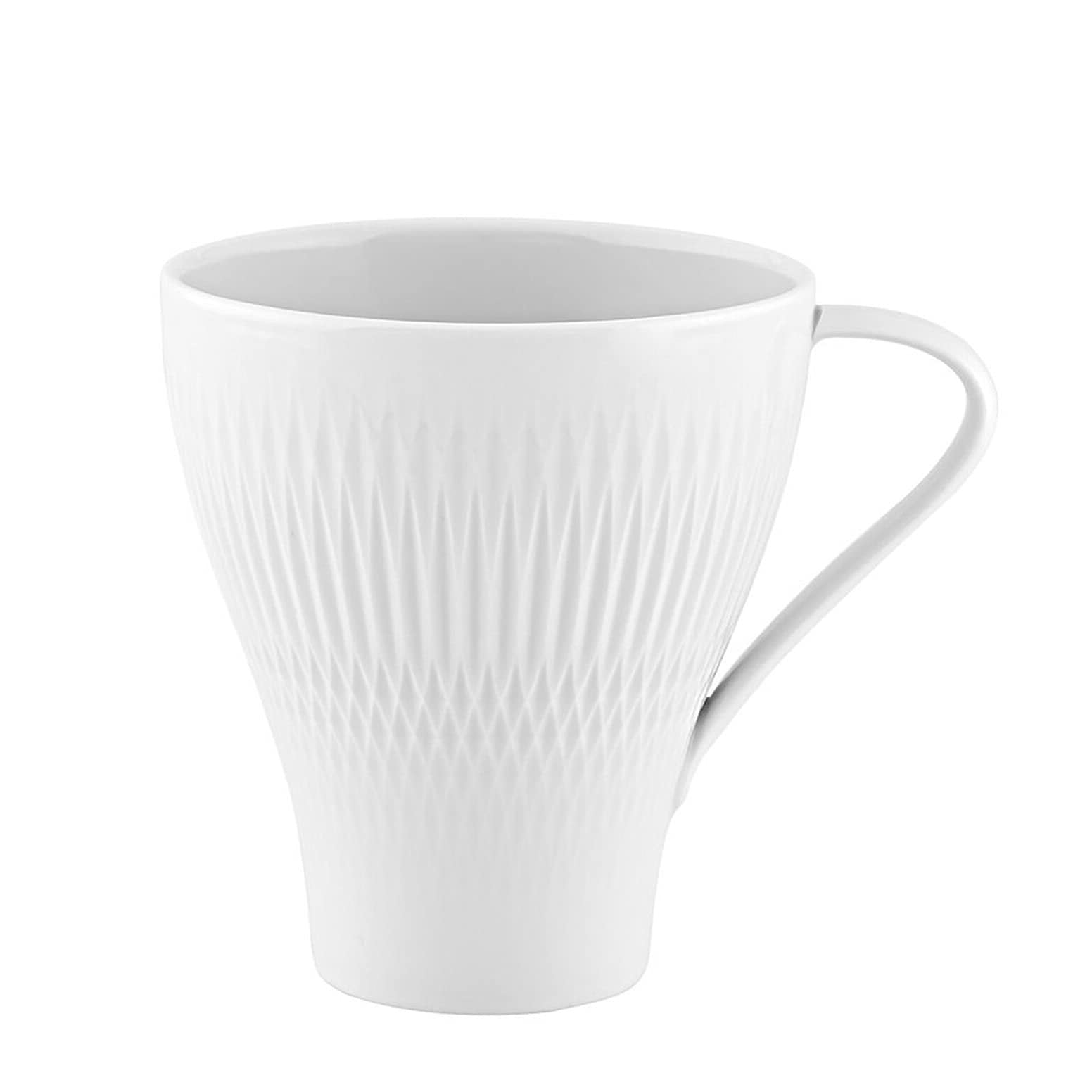 Utopia White Porcelain Mug