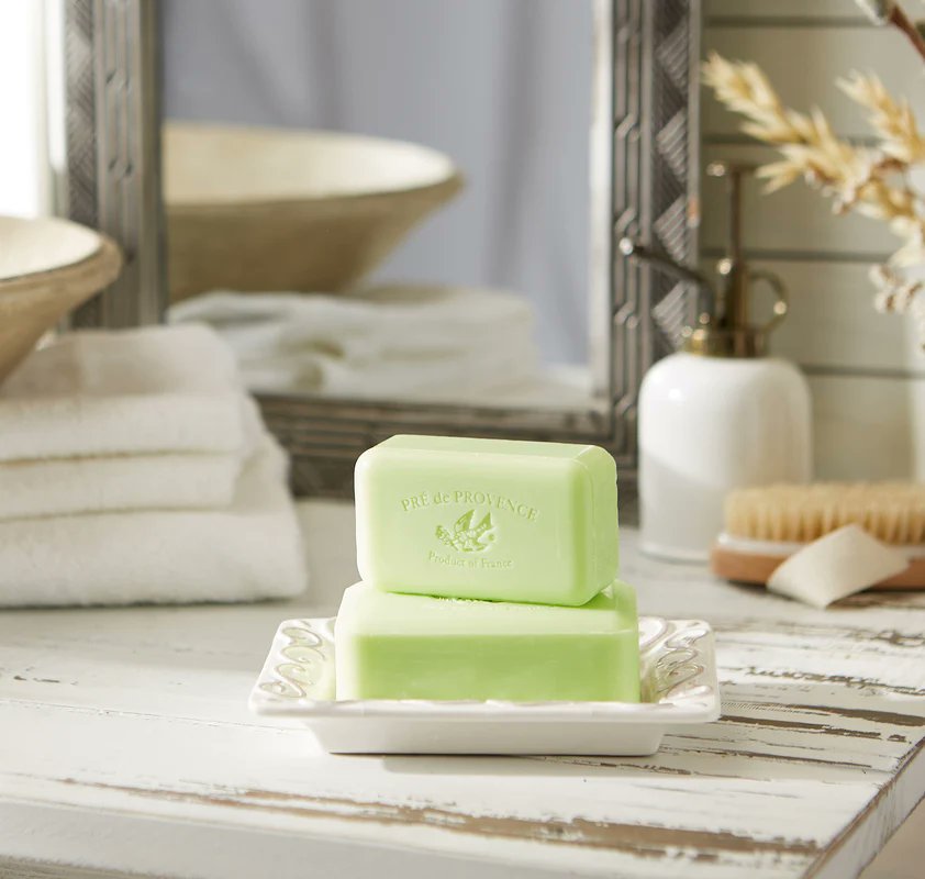 Pre de Provence Linden Soap Bar packaging, made in France