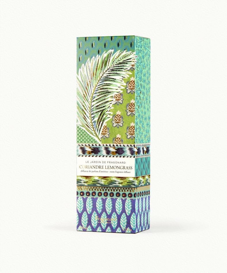 Jardin de Fragonard Coriandre Lemongrass Reed Diffuser | 200ml Home Fragrance