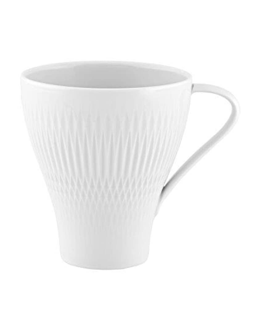 Utopia White Porcelain Mug