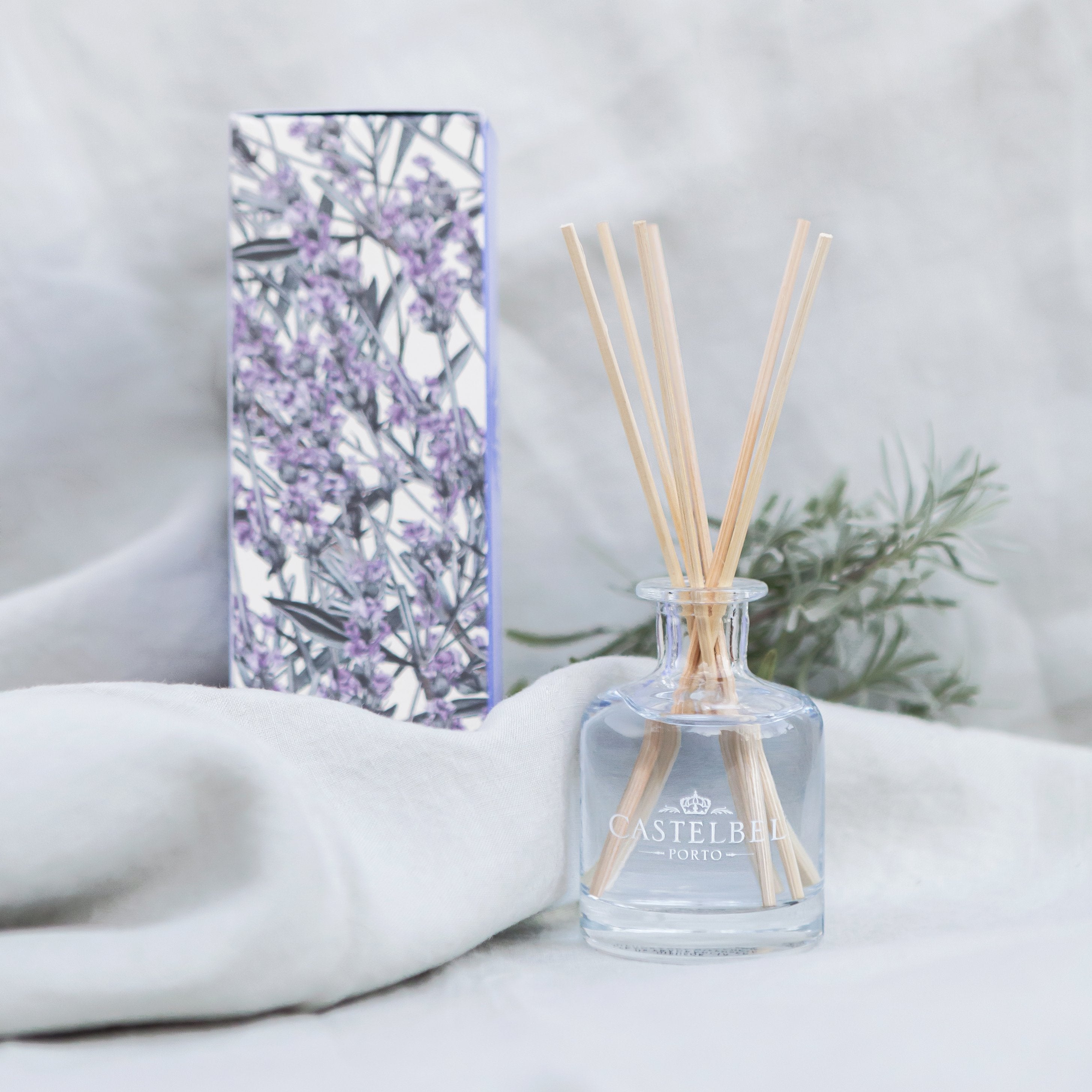Castelbel Lavender Alcohol-Free Diffuser Refill with Reeds