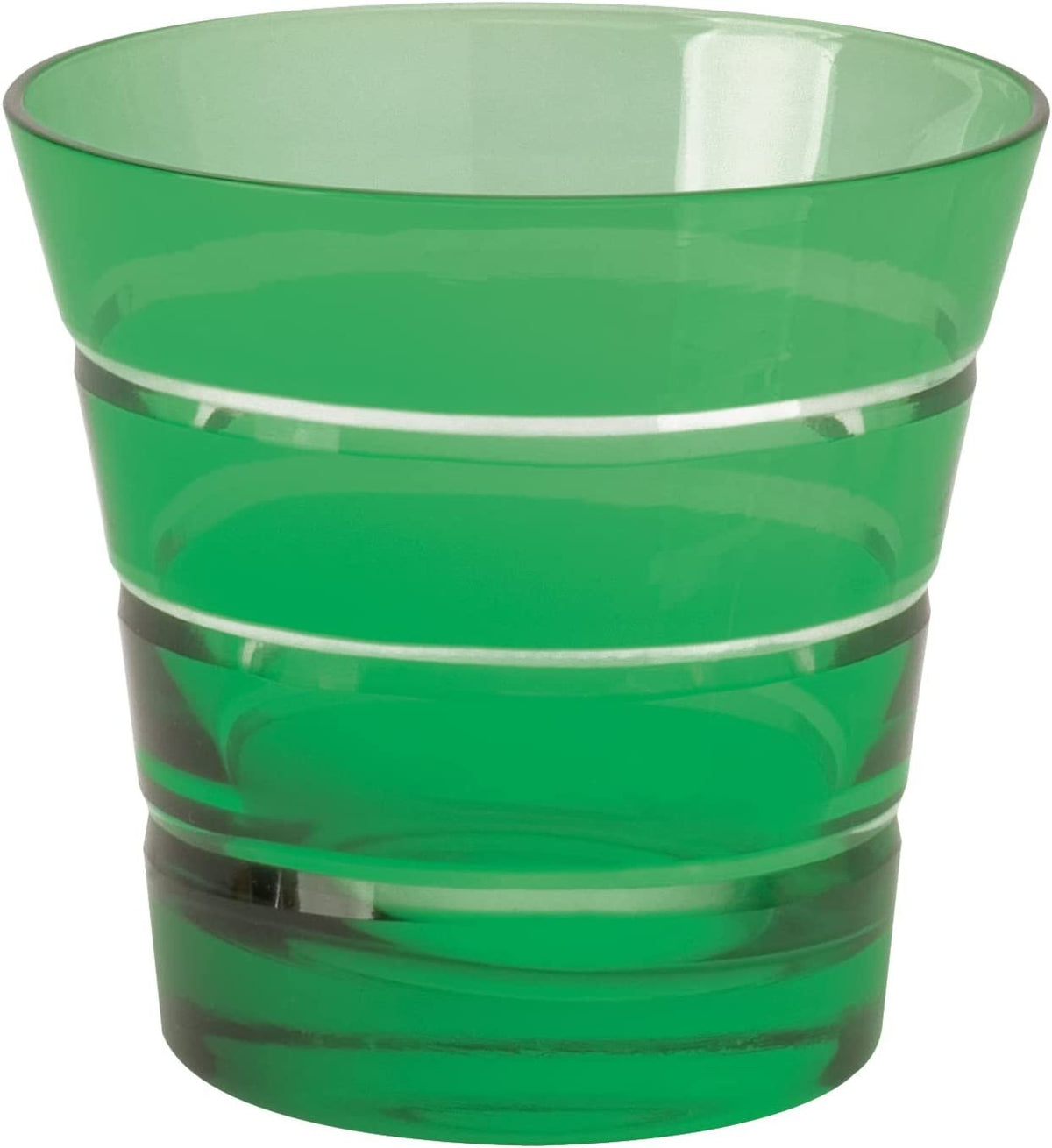 Deshoulieres Double Old Fashion Set of 6 Mixed Whisky Glasses Colors Drinkware Barware Hand-Cut
