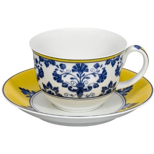 Vista Alegre Castelo Branco Breakfast Cup & Saucer (13.5 oz)