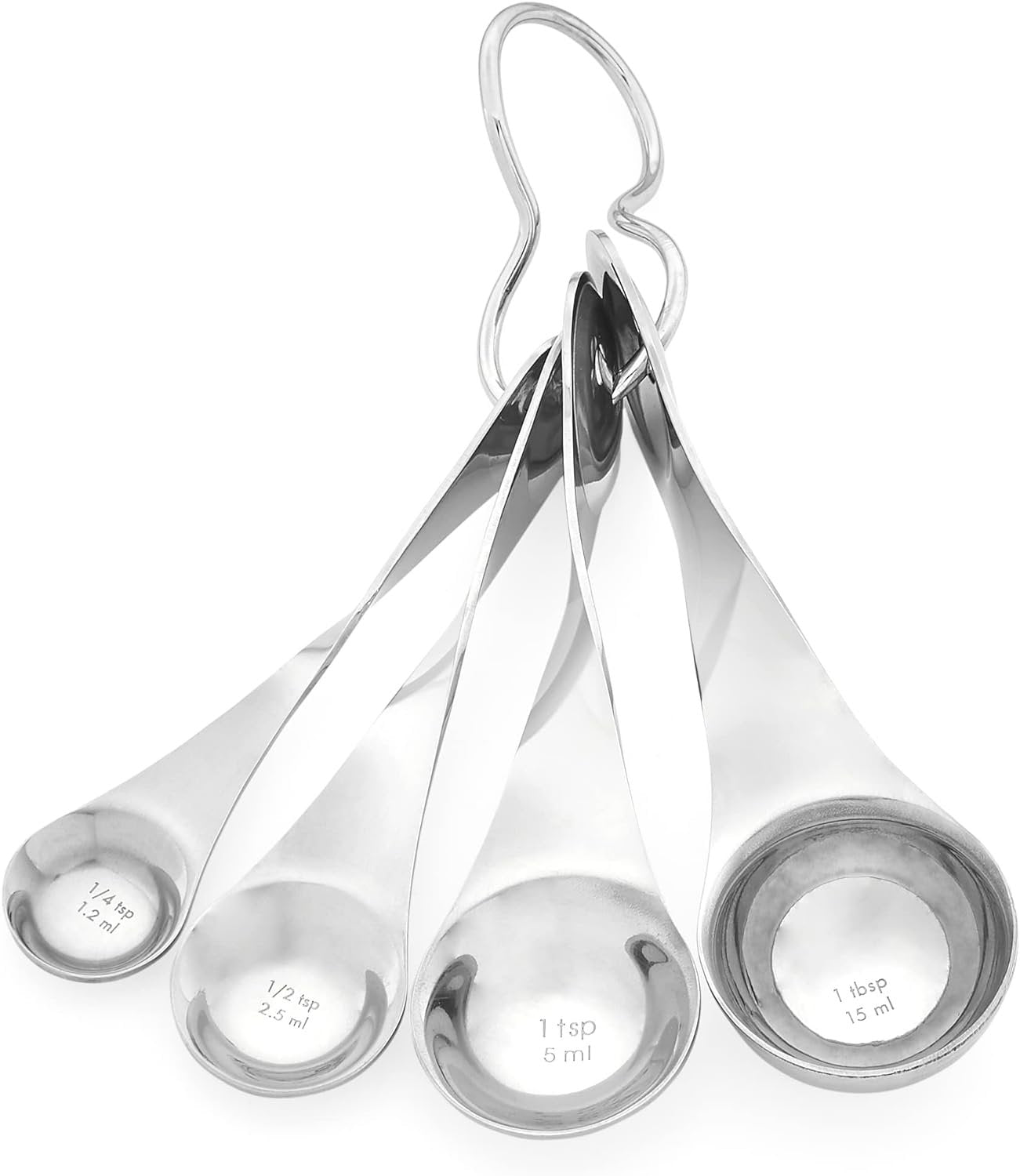 Nambe Twist 4 Piece Measuring Spoons Set - Thumbnail 2