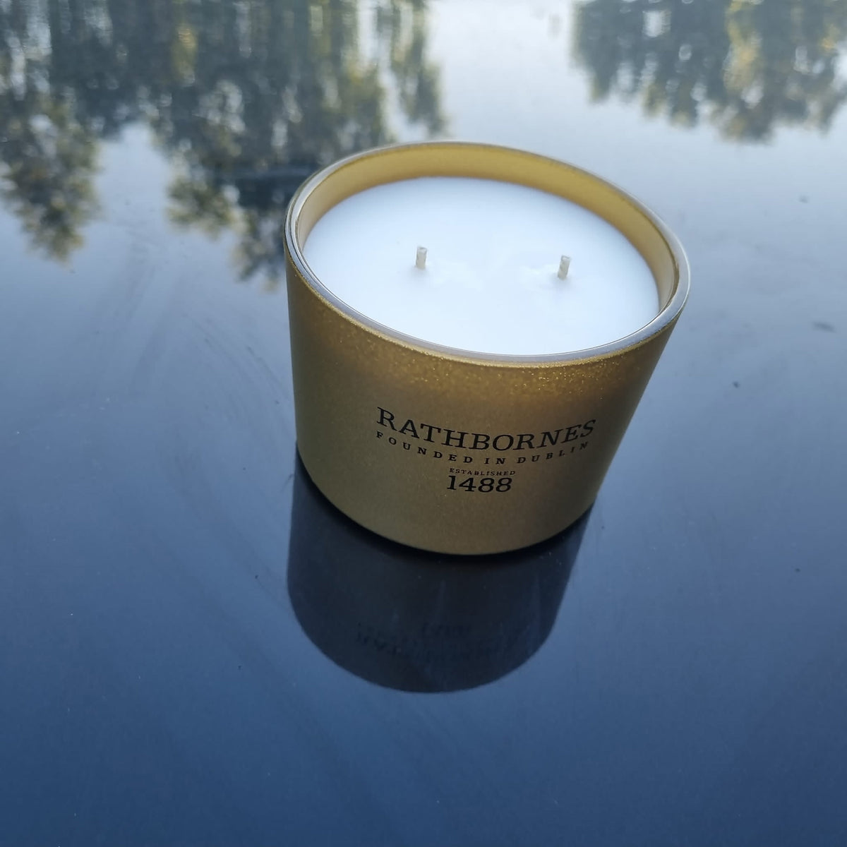 Rathbornes Dublin Christmas Eucalyptus, Mint & Pine Scented Candle